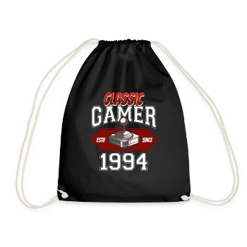 Video Gaming 30 Geburtstag 1994 Classic Gamer - Turnbeutel - Schwarz - Vorne
