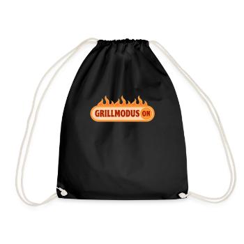 Grillades et bière Grillmeister Grill Saying BBQ - Sac de sport léger - noir - Devant