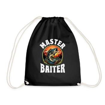 Drôle de dicton de pêche pour l’homme - Sac de sport léger - noir - Devant