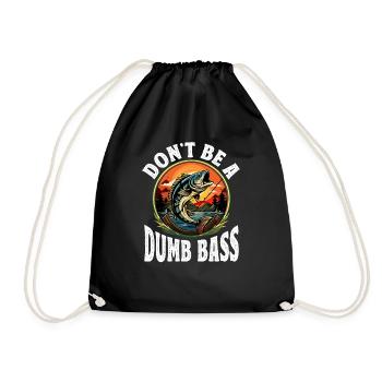 Slogan de pêche drôle pour l’homme, pêcheur, ne soyez pas - Sac de sport léger - noir - Devant