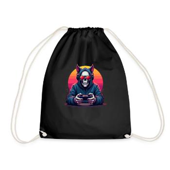 Lunettes de soleil et casques gamer skull en pop - Sac de sport léger - noir - Devant