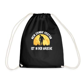 Mon costume de zombie est dans la lessive drôle - Sac de sport léger - noir - Devant