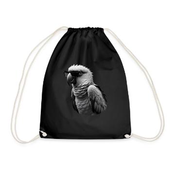 Lunettes de soleil Parrot Motif Animal Porte-perroquet - Sac de sport léger - noir - Devant