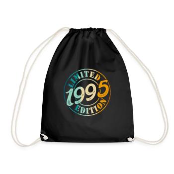 30. Geburtstag 1995 Limited Edition 30 Jahre - Turnbeutel - Schwarz - Vorne