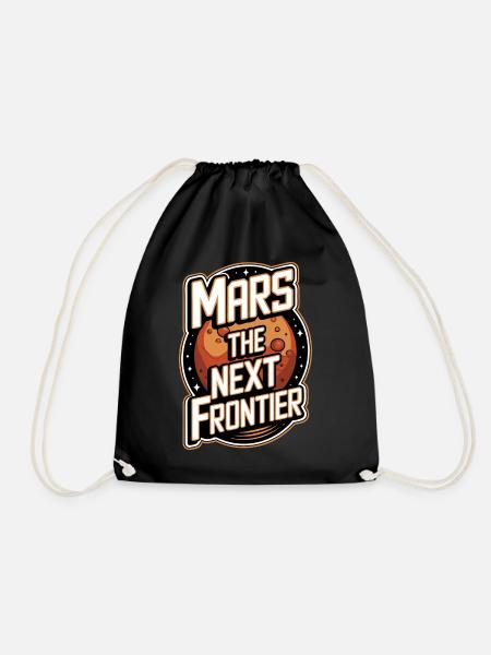 Mars Planet Planet Solsystem - Sportstaske - sort