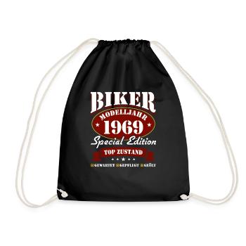 56e anniversaire 1969 Motard - Sac de sport léger - noir - Devant