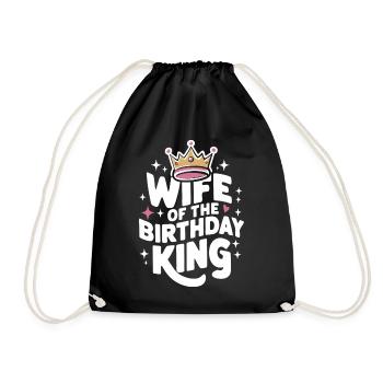 Woman Wife Partner Family Married - Drawstring Bag - black - Front
