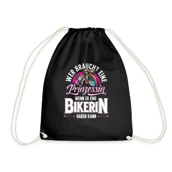 Moto motard motard qui a besoin - Sac de sport léger - noir - Devant