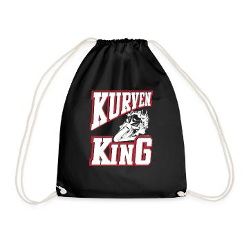 Curves King Biker Design Moto Moto - Sac de sport léger - noir - Devant