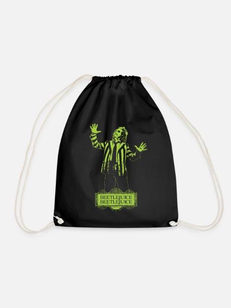 Beetlejuice 2 Betelgeuse Design In Grün & Schwarz - Turnbeutel - Schwarz