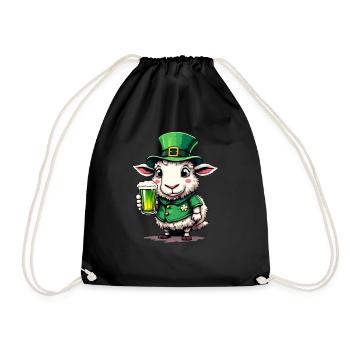 Mouton Saint-Patrick Bière Berger Tenue Mouton - Sac de sport léger - noir - Devant