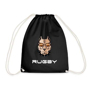 rugby rugbyspieler rugbyverein rugby-union - Turnbeutel - Schwarz - Vorne