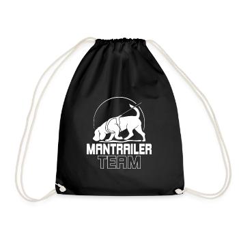 MANTRAILER TEAM Chien Sports Recherche Chien Chien Chien - Sac de sport léger - noir - Devant