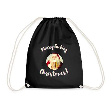 Joyeux putain de Noël! (Non censuré) - Sac de sport léger - noir - Devant
