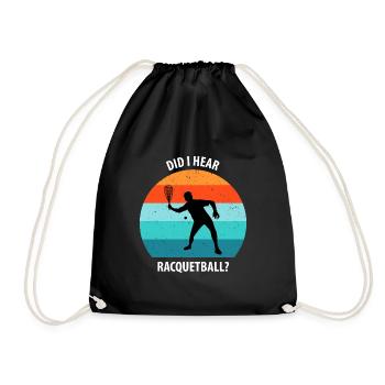 Racqueetball - Sac de sport léger - noir - Devant