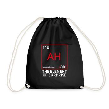 Chemical Element for Surprise - Surprise - Drawstring Bag - black - Front