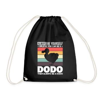 Dodo oiseau amants Ornithologues Disparus - Sac de sport léger - noir - Devant