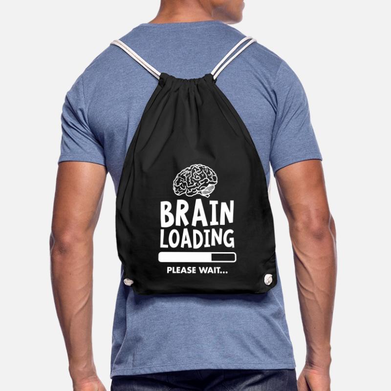 Brain Loading - Please Wait Drawstring Bag