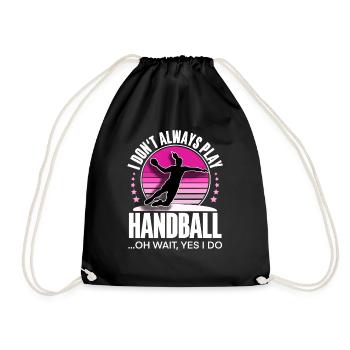 Handballeur handballeur - Sac de sport léger - noir - Devant