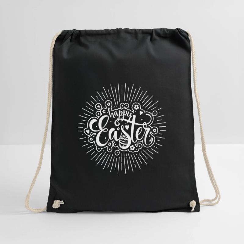 Happy Easter Happy Easter Easter Holiday Gift Drawstring Bag