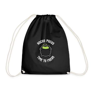 Halloween. Costume. Des bonbons ou des trucs. Sorcière. - Sac de sport léger - noir - Devant