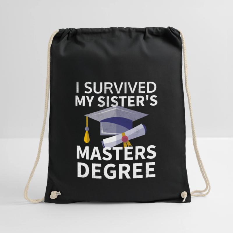 Masterstudium Uni | Abschlussgeschenk Schwester Turnbeutel