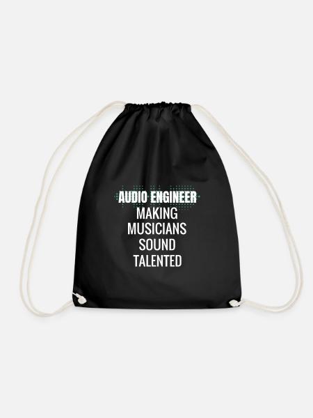 Sound Engineer Sound Engineer Sound Engineer Gift - Drawstring Bag - black