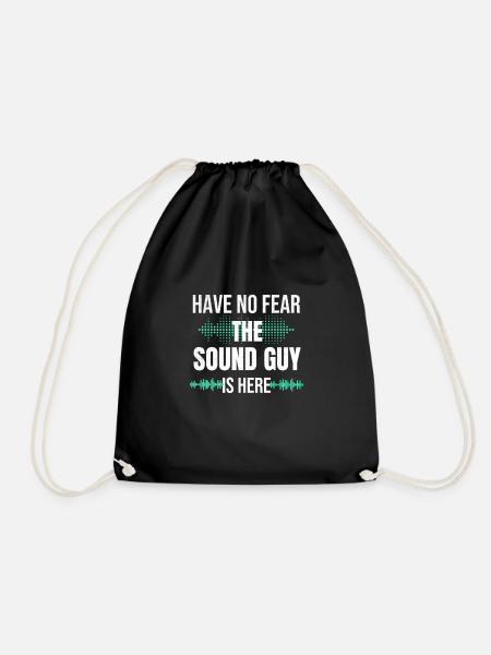 Sound Engineer Sound Engineer Sound Engineer Gift - Drawstring Bag - black