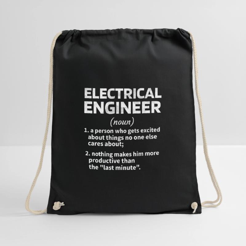 Electrical Engineer Gift Electrical Engineer Student Drawstring Bag