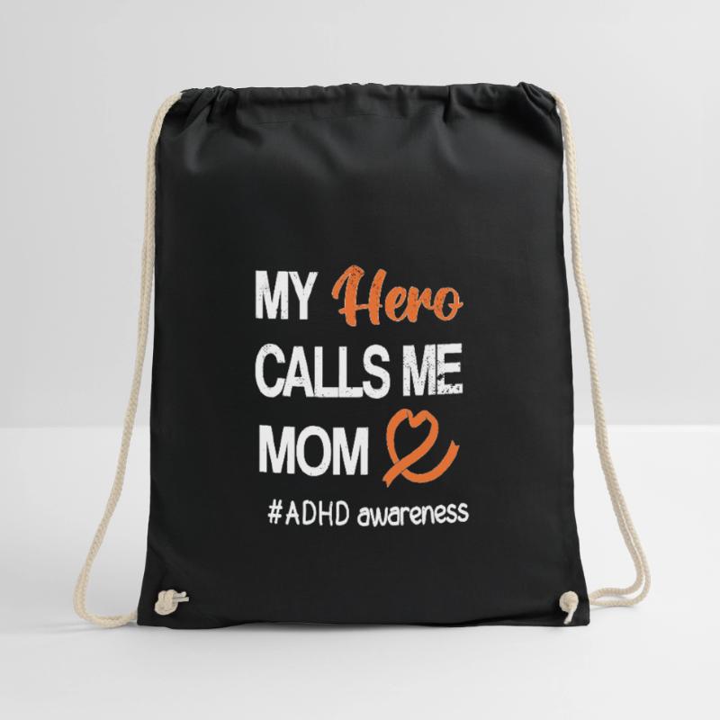 ADHD Mom Attention Deficit Disorder Hyperactive Drawstring Bag