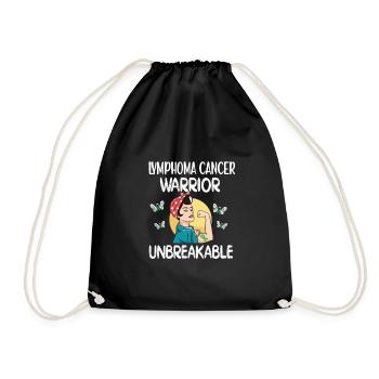 Lymphome combattante Hodgkin-lymphome Cancer des glandes lymphatiques - Sac de sport léger - noir - Devant