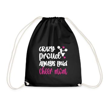 Cheerleading Maman Cheerleader Mère Cheer Maman - Sac de sport léger - noir - Devant