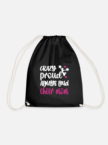Cheerleading Mama Cheerleader Mutter Cheer Mom - Turnbeutel - Schwarz