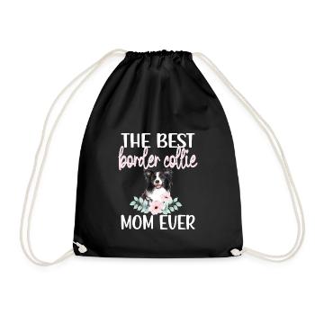 Border Collie Mama Border Collie propriétaire de chien - Sac de sport léger - noir - Devant