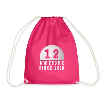 12 ans Naissance 2010 Golfeur - Sac de sport léger - fuchsia - Devant