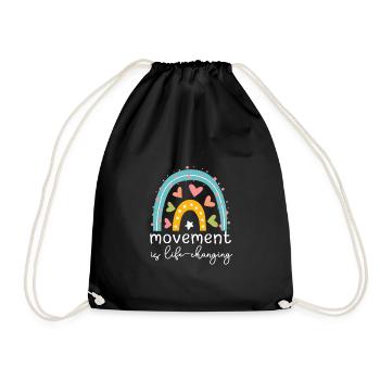 Pediatric Physiotherapy Physiotherapist - Drawstring Bag - black - Front
