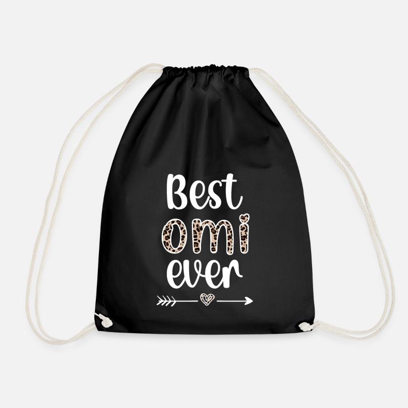 Beste Omi Oma Muttertag Geschenk Omi Großmutter - Turnbeutel - Schwarz