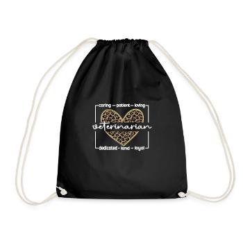 Vétérinaire Vétérinaire Vétérinaire Vétérinaire - Sac de sport léger - noir - Devant