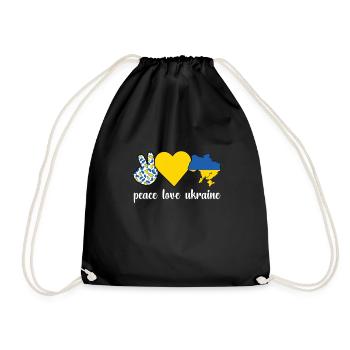 Ukrainiens Ukraine Drapeau Racines ukrainiennes - Sac de sport léger - noir - Devant
