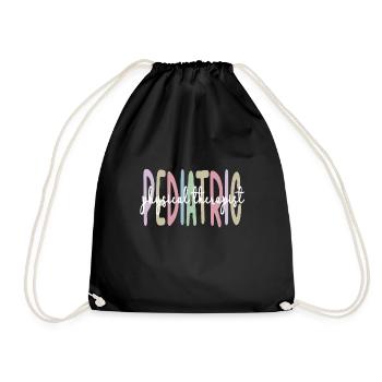 Paediatric Physiotherapy Physiotherapy - Drawstring Bag - black - Front