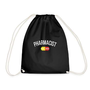 Pharmacist 2022 Pharmacist Degree Pharm - Drawstring Bag - black - Front