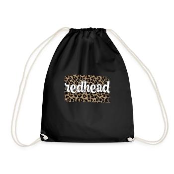 Roux Gingembre Rousse Cheveux Roux Rousse - Sac de sport léger - noir - Devant