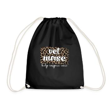 Infirmière vétérinaire Vétérinaire-Infirmière Assistante Vétérinaire - Sac de sport léger - noir - Devant