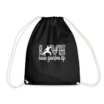 Fière Karaté Grand-mère Meilleur Karaté Grand-mère Cadeau - Sac de sport léger - noir - Devant