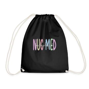 Medical Radiology Technologist Nuclear Medicine - Drawstring Bag - black - Front