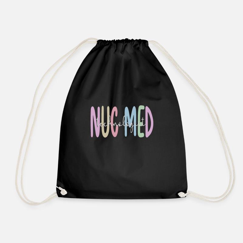 Medizinischer Radiologietechnologe Nuklearmedizin - Turnbeutel - Schwarz