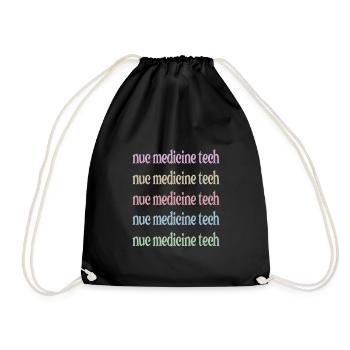 Medical Radiology Technologist Nuclear Medicine - Drawstring Bag - black - Front