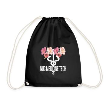 Medical Radiology Technologist Nuclear Medicine - Drawstring Bag - black - Front