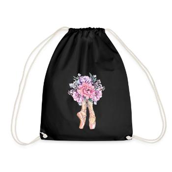 Cadeau de danseuse de ballet ballerine danseuse de ballet - Sac de sport léger - noir - Devant