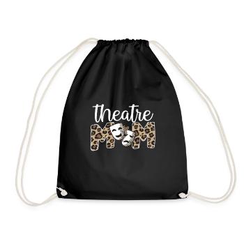 Fière maman de théâtre Acteur de théâtre maman - Sac de sport léger - noir - Devant